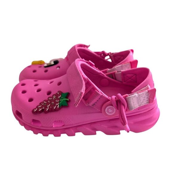 CROCS Shoes - Post Malone x Crocs Duet Max II Clog Electric Pink Women's 6 Men's 4 Limited
